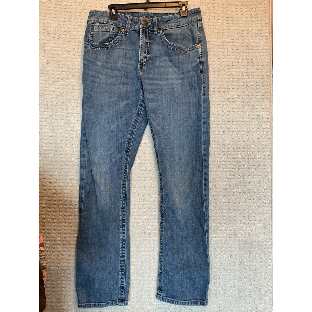 Rock 47 Wrangler Slim Straight Men's Jeans 35x34 MR547ML Cowboy Ranch Wear Rodeo